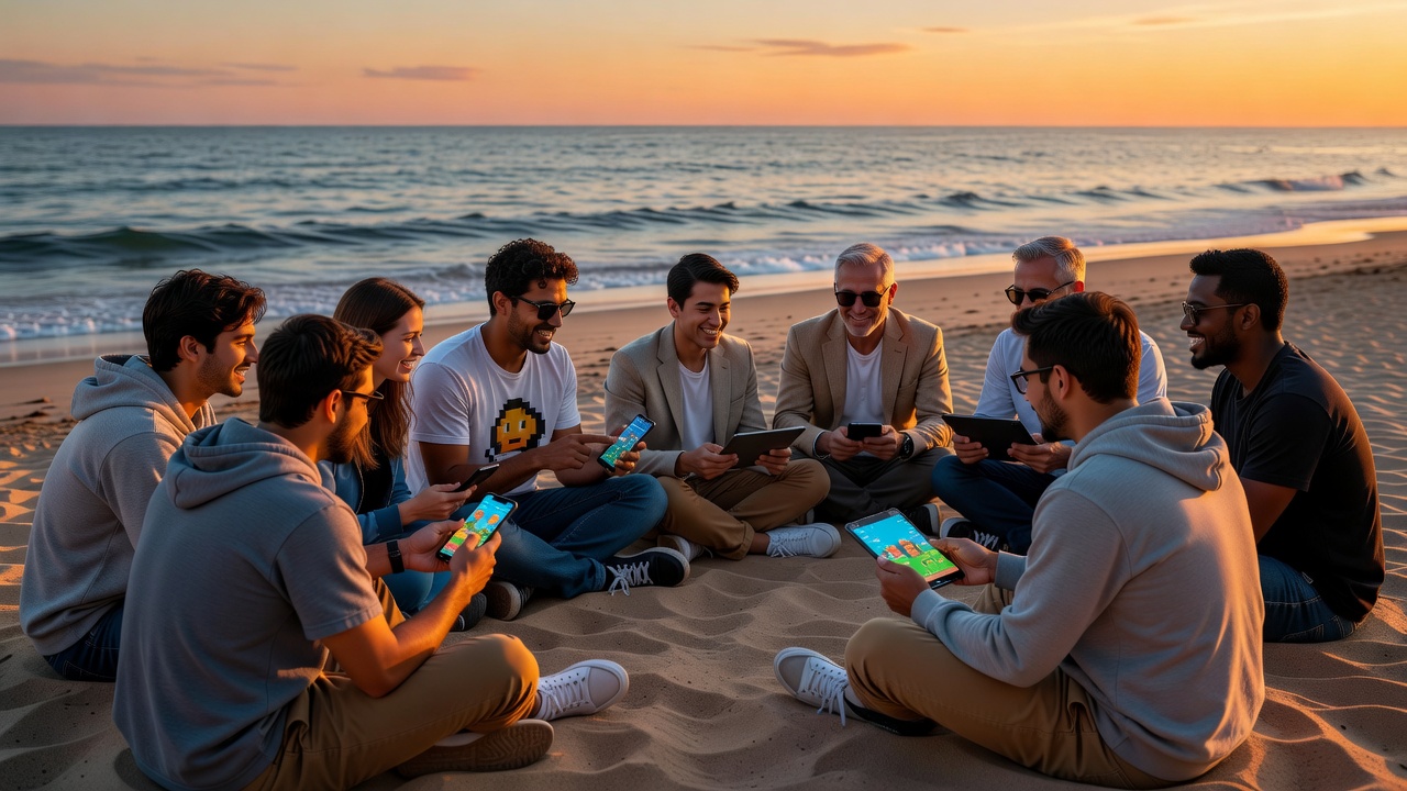Indie game community gathering