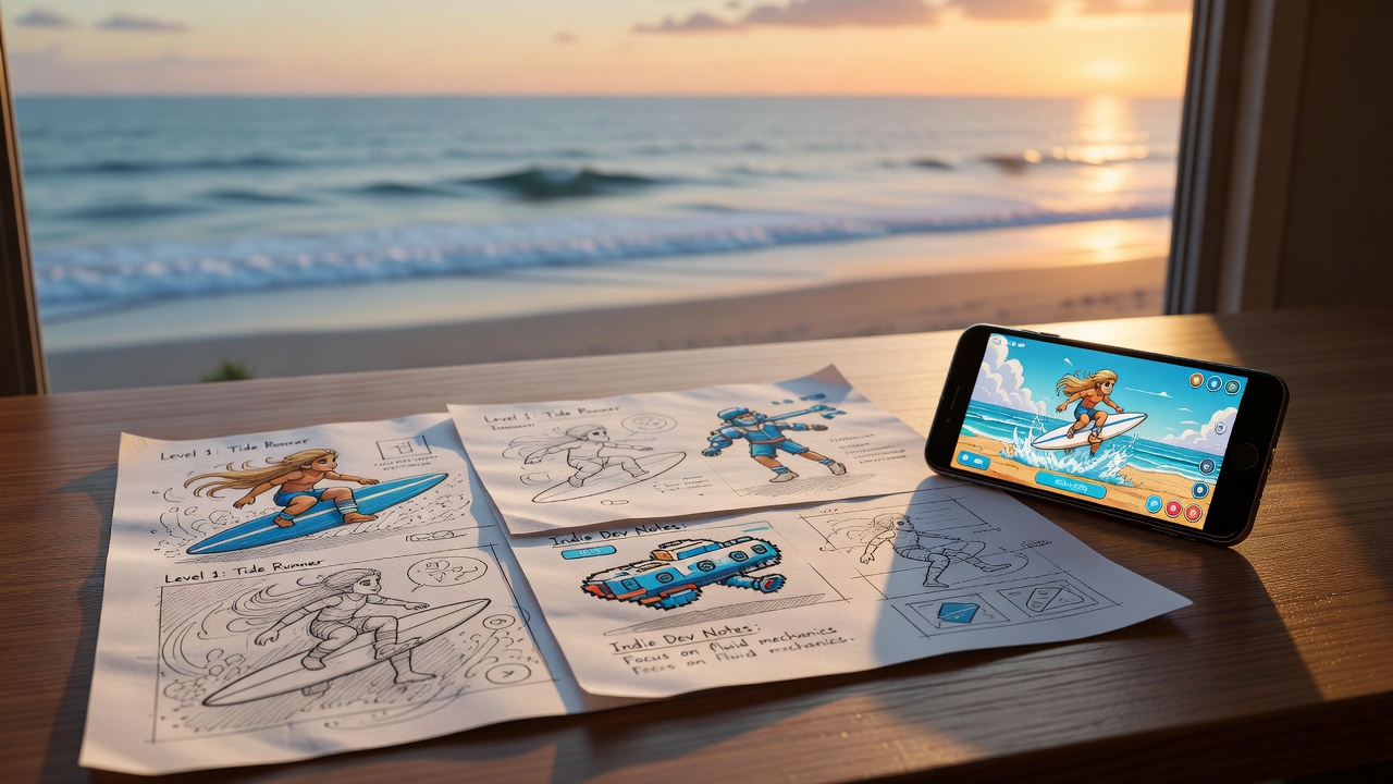 Original game concept sketch